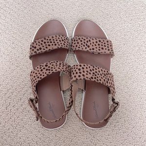 Cheetah Print Sandals